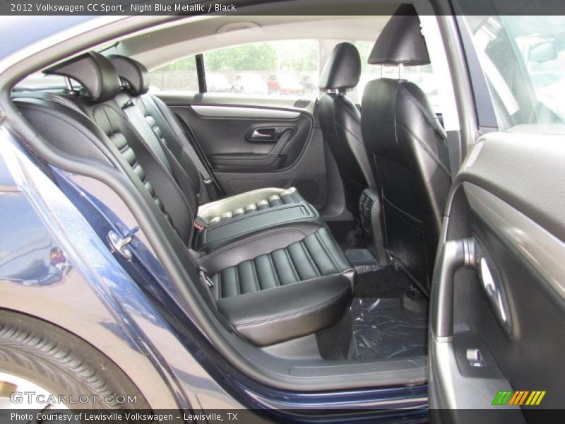 Night Blue Metallic / Black 2012 Volkswagen CC Sport