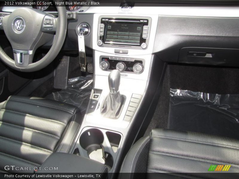 Night Blue Metallic / Black 2012 Volkswagen CC Sport