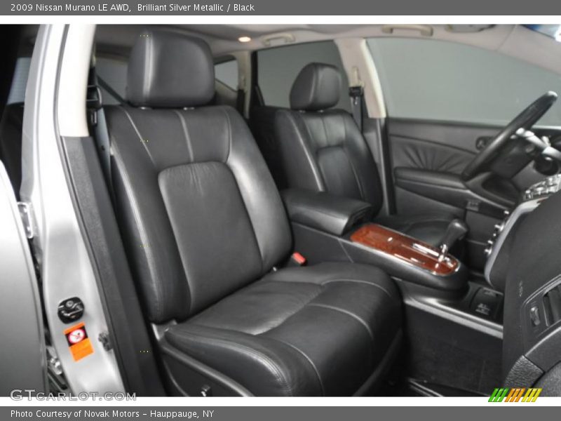 Brilliant Silver Metallic / Black 2009 Nissan Murano LE AWD