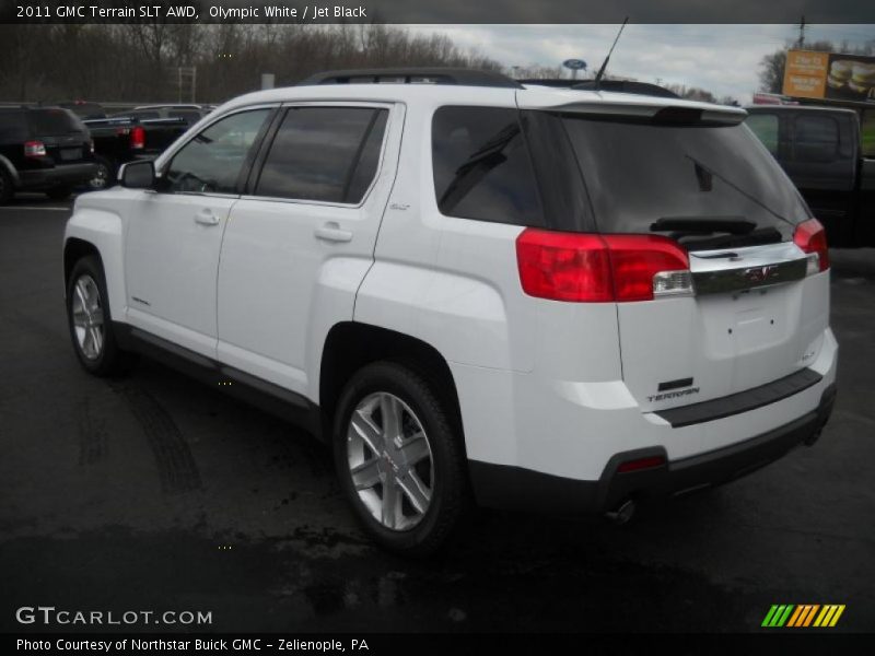 Olympic White / Jet Black 2011 GMC Terrain SLT AWD