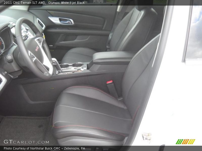 Olympic White / Jet Black 2011 GMC Terrain SLT AWD