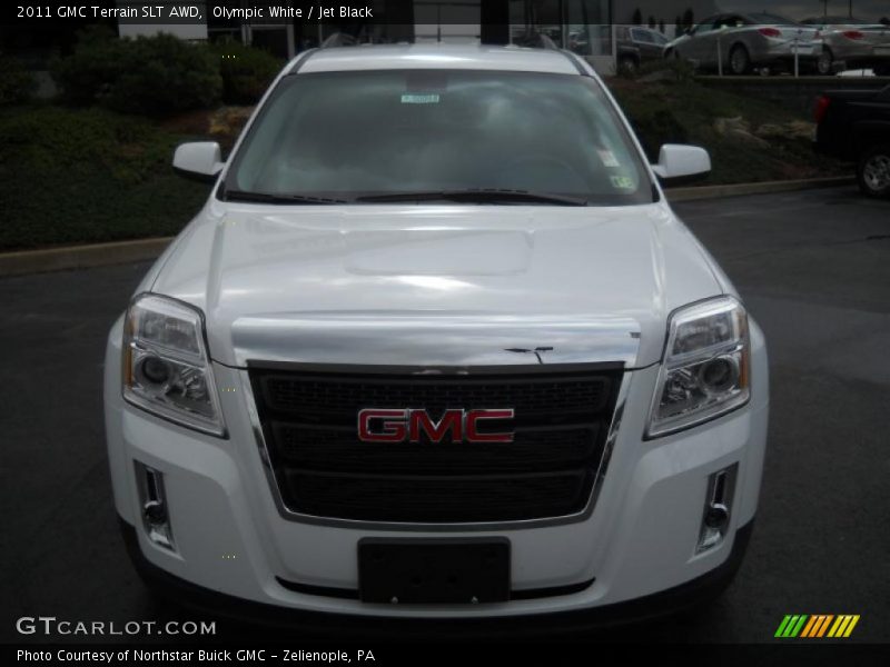 Olympic White / Jet Black 2011 GMC Terrain SLT AWD