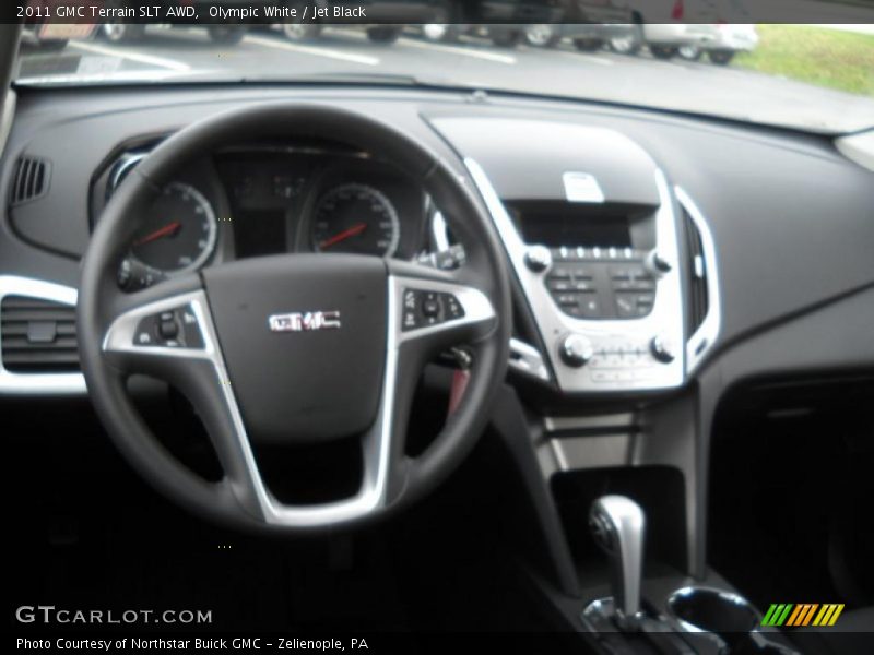 Olympic White / Jet Black 2011 GMC Terrain SLT AWD