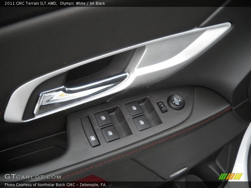 Olympic White / Jet Black 2011 GMC Terrain SLT AWD