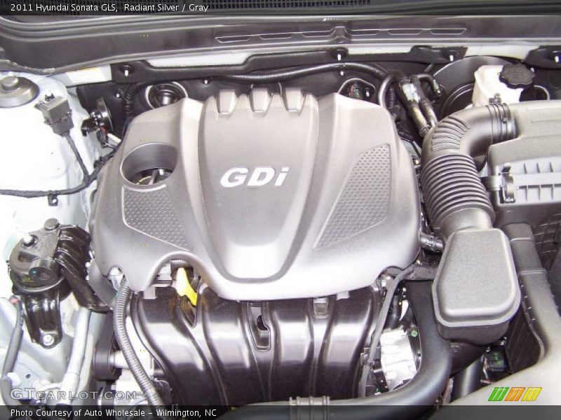 Radiant Silver / Gray 2011 Hyundai Sonata GLS