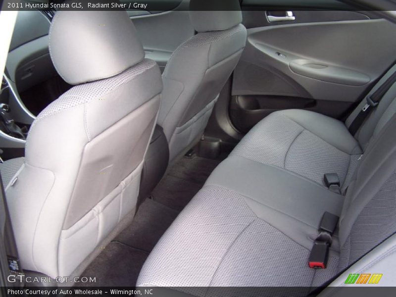 Radiant Silver / Gray 2011 Hyundai Sonata GLS