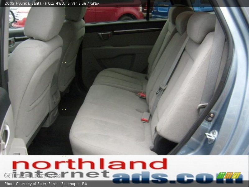 Silver Blue / Gray 2009 Hyundai Santa Fe GLS 4WD
