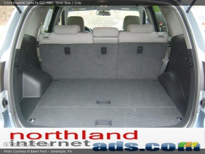 Silver Blue / Gray 2009 Hyundai Santa Fe GLS 4WD