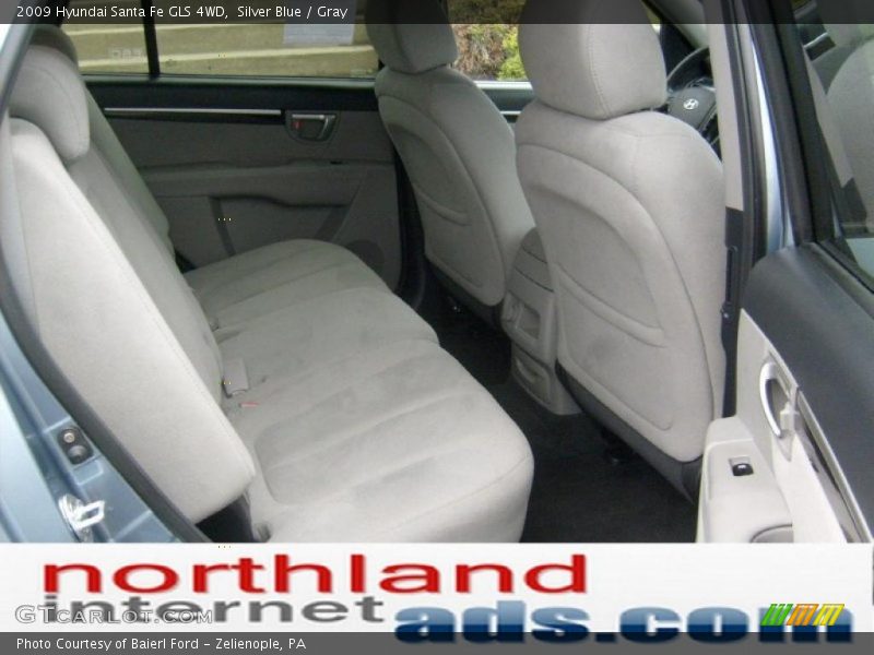 Silver Blue / Gray 2009 Hyundai Santa Fe GLS 4WD