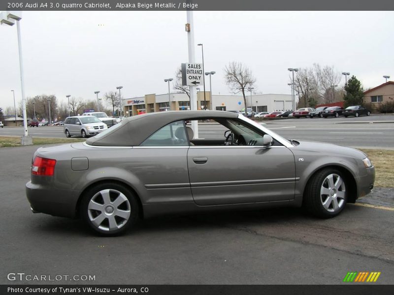 Alpaka Beige Metallic / Beige 2006 Audi A4 3.0 quattro Cabriolet