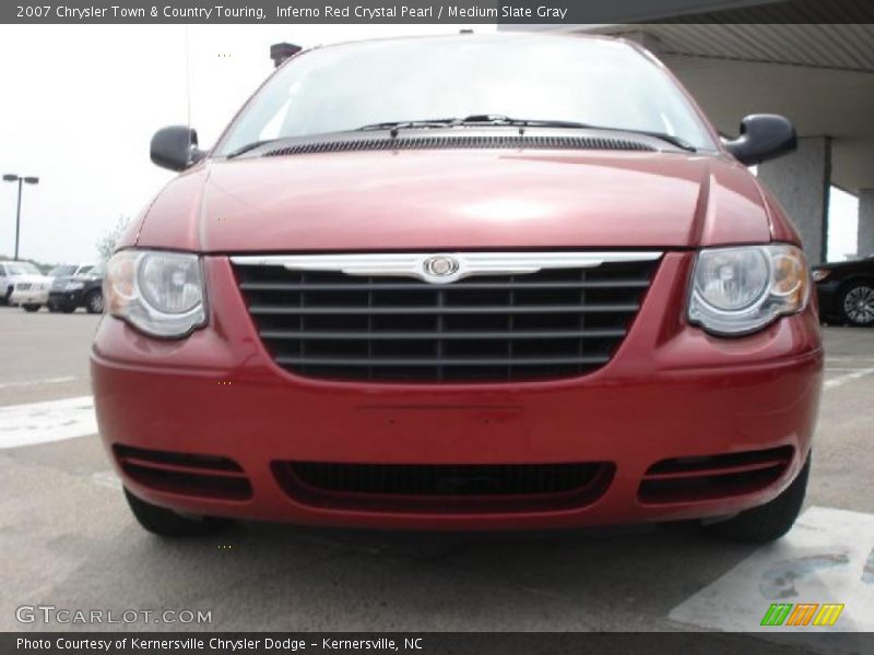 Inferno Red Crystal Pearl / Medium Slate Gray 2007 Chrysler Town & Country Touring