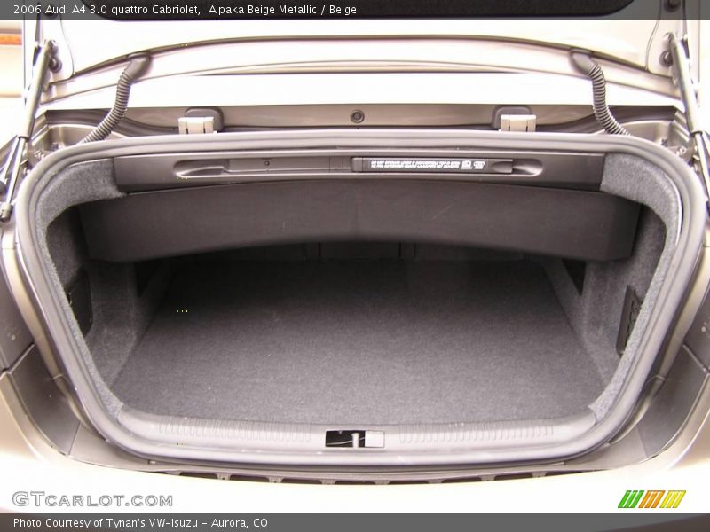 Alpaka Beige Metallic / Beige 2006 Audi A4 3.0 quattro Cabriolet