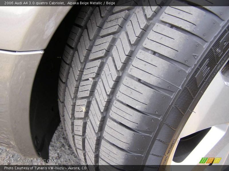 Alpaka Beige Metallic / Beige 2006 Audi A4 3.0 quattro Cabriolet