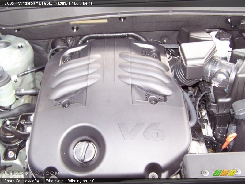 Natural Khaki / Beige 2009 Hyundai Santa Fe SE