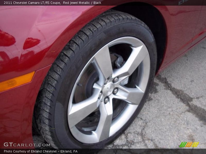 Red Jewel Metallic / Black 2011 Chevrolet Camaro LT/RS Coupe