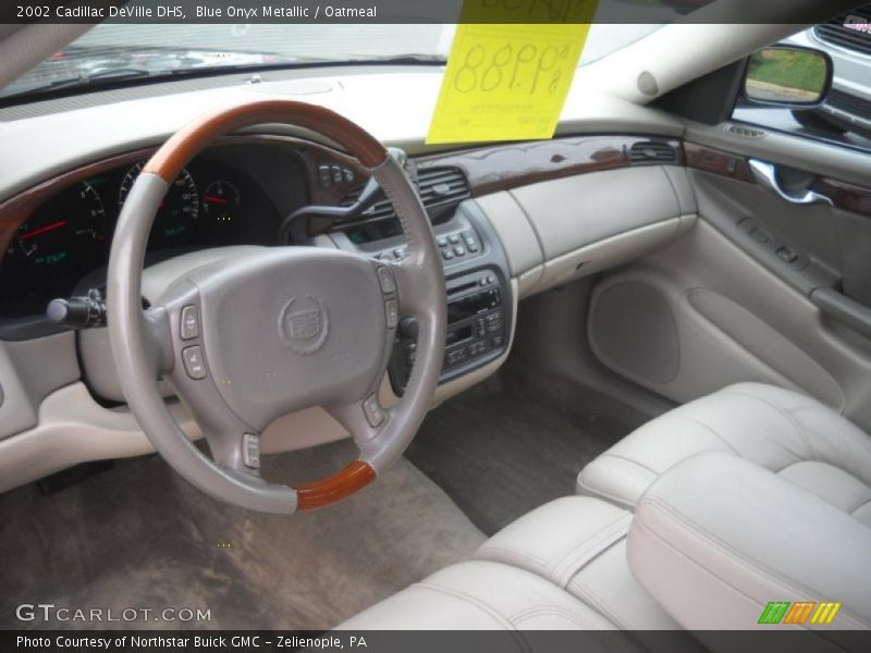  2002 DeVille DHS Oatmeal Interior