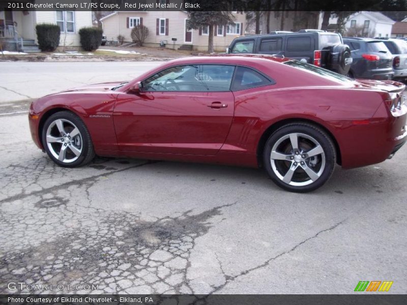 Red Jewel Metallic / Black 2011 Chevrolet Camaro LT/RS Coupe
