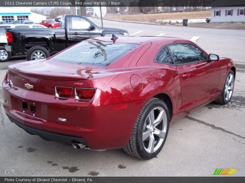 Red Jewel Metallic / Black 2011 Chevrolet Camaro LT/RS Coupe