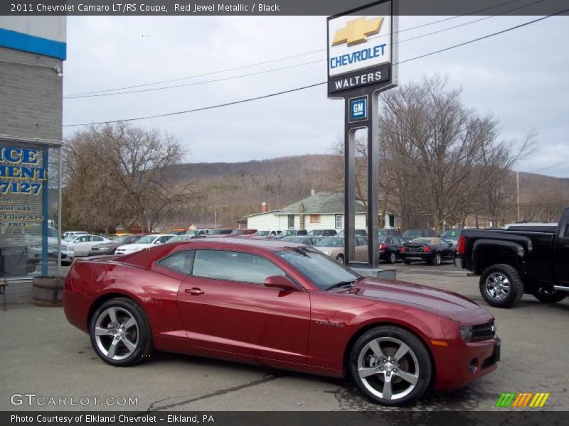 Red Jewel Metallic / Black 2011 Chevrolet Camaro LT/RS Coupe