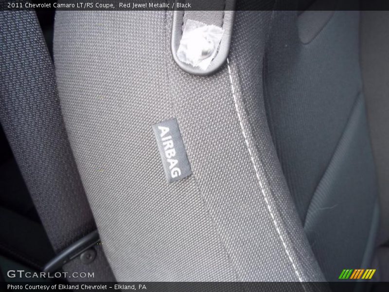 Red Jewel Metallic / Black 2011 Chevrolet Camaro LT/RS Coupe