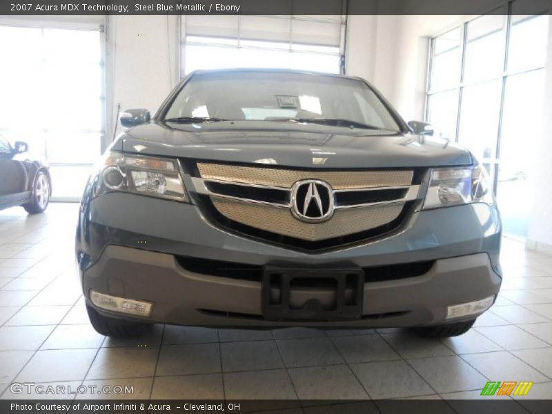 Steel Blue Metallic / Ebony 2007 Acura MDX Technology