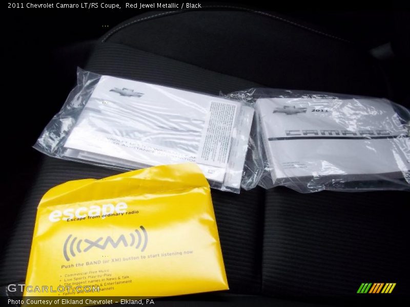 Red Jewel Metallic / Black 2011 Chevrolet Camaro LT/RS Coupe
