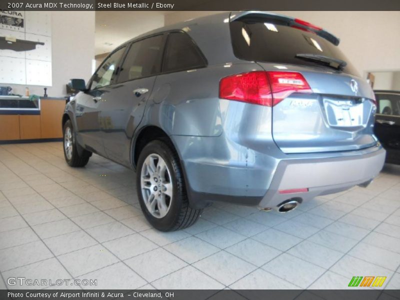 Steel Blue Metallic / Ebony 2007 Acura MDX Technology