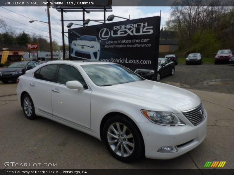 Starfire White Pearl / Cashmere 2008 Lexus LS 460