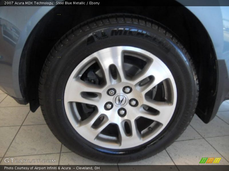 Steel Blue Metallic / Ebony 2007 Acura MDX Technology