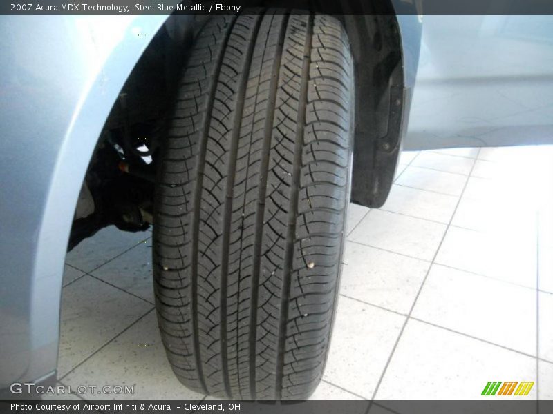 Steel Blue Metallic / Ebony 2007 Acura MDX Technology