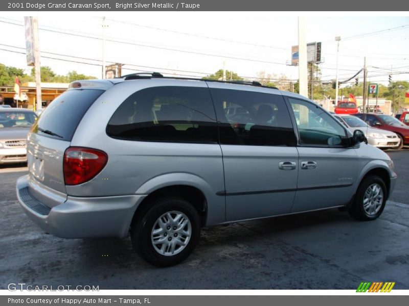 Bright Silver Metallic / Taupe 2001 Dodge Grand Caravan Sport