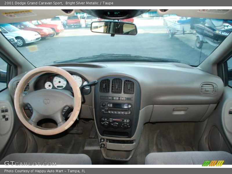 Bright Silver Metallic / Taupe 2001 Dodge Grand Caravan Sport