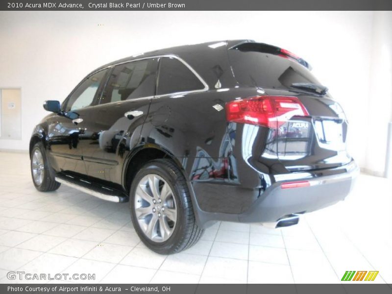 Crystal Black Pearl / Umber Brown 2010 Acura MDX Advance