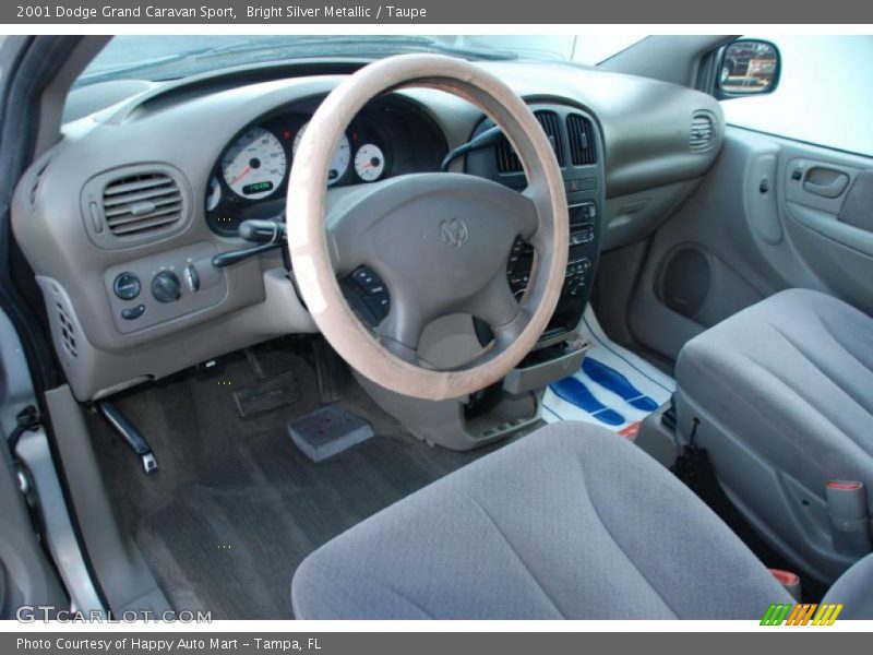 Bright Silver Metallic / Taupe 2001 Dodge Grand Caravan Sport