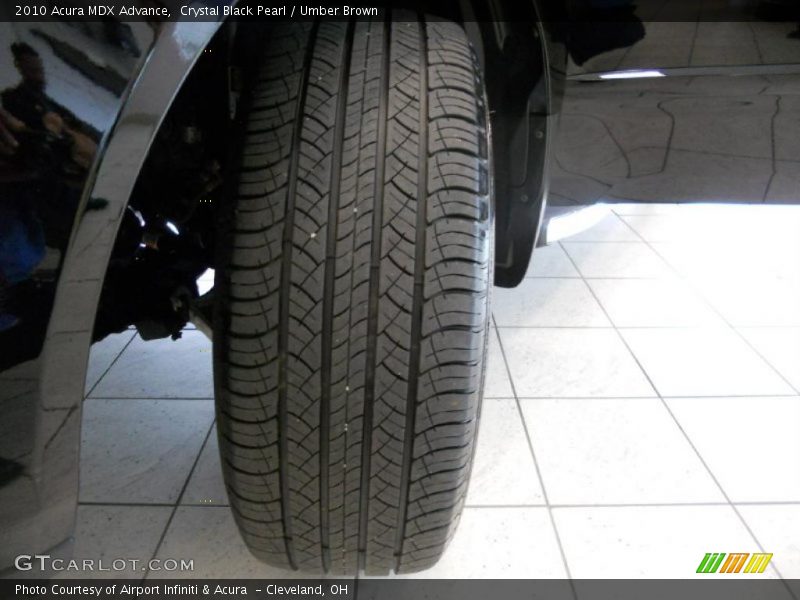 Crystal Black Pearl / Umber Brown 2010 Acura MDX Advance