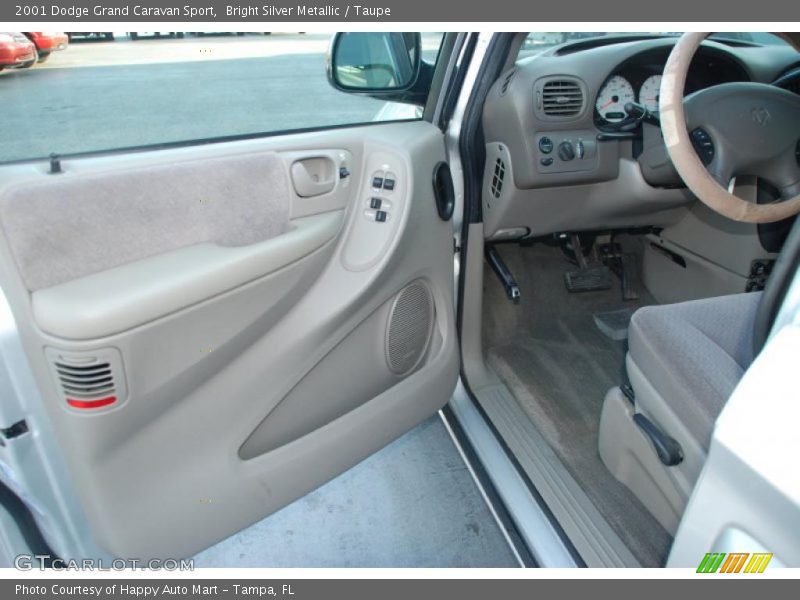 Bright Silver Metallic / Taupe 2001 Dodge Grand Caravan Sport