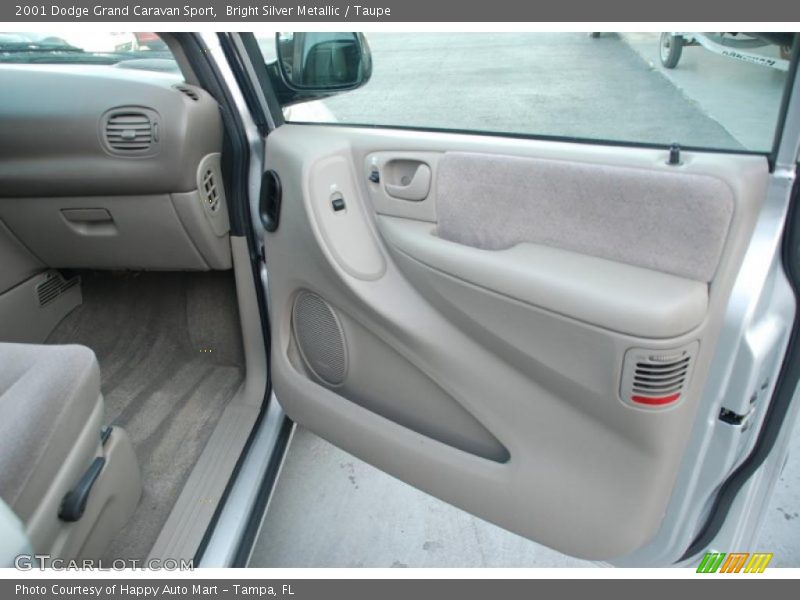 Bright Silver Metallic / Taupe 2001 Dodge Grand Caravan Sport