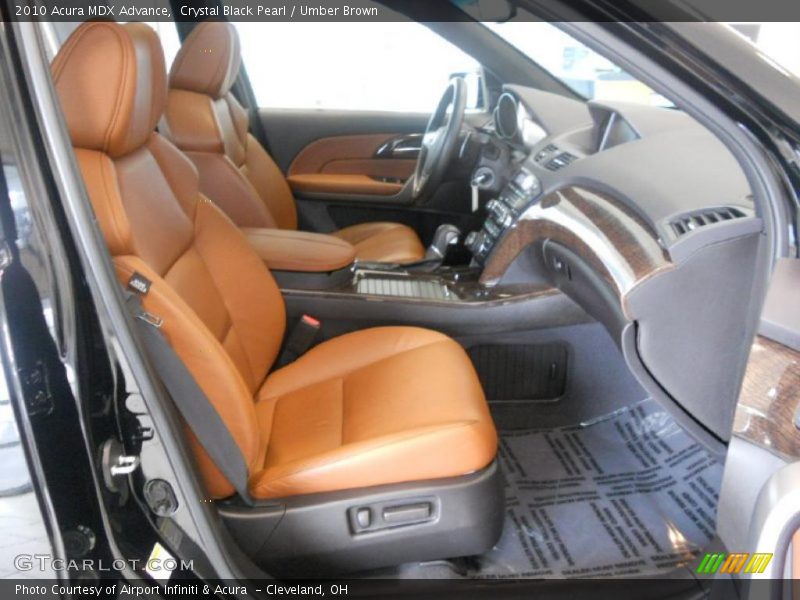  2010 MDX Advance Umber Brown Interior