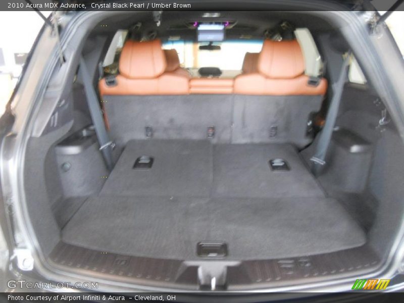 Crystal Black Pearl / Umber Brown 2010 Acura MDX Advance