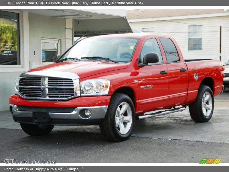 2007 Dodge Ram 1500 Thunder Road Quad Cab in Flame Red Photo No