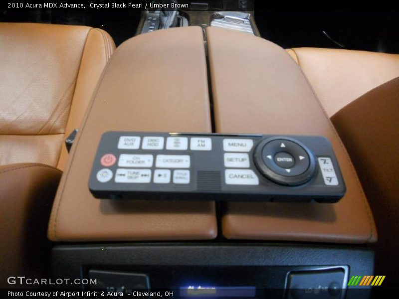 Crystal Black Pearl / Umber Brown 2010 Acura MDX Advance