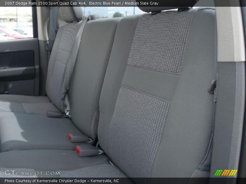 Electric Blue Pearl / Medium Slate Gray 2007 Dodge Ram 1500 Sport Quad Cab 4x4