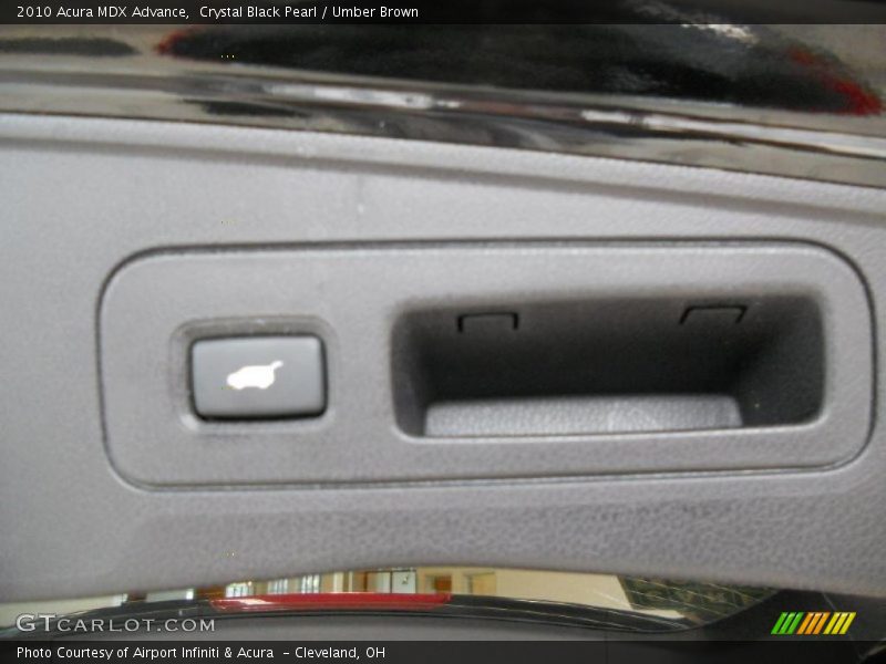 Crystal Black Pearl / Umber Brown 2010 Acura MDX Advance