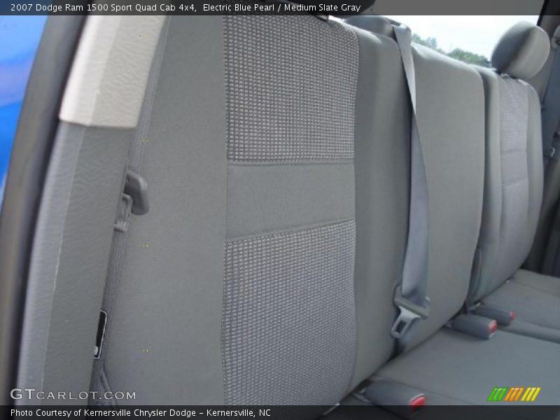 Electric Blue Pearl / Medium Slate Gray 2007 Dodge Ram 1500 Sport Quad Cab 4x4