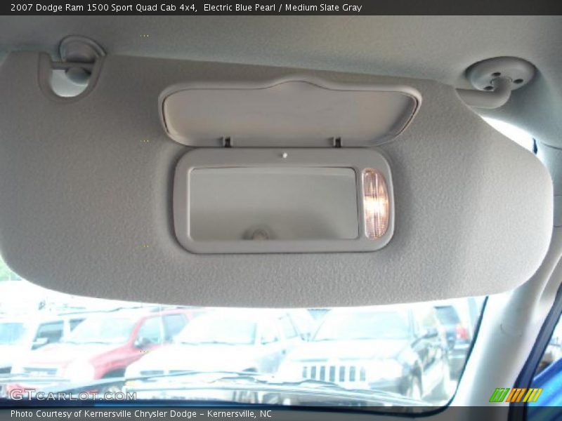 Electric Blue Pearl / Medium Slate Gray 2007 Dodge Ram 1500 Sport Quad Cab 4x4