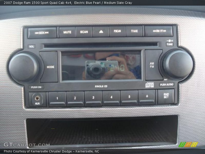 Electric Blue Pearl / Medium Slate Gray 2007 Dodge Ram 1500 Sport Quad Cab 4x4