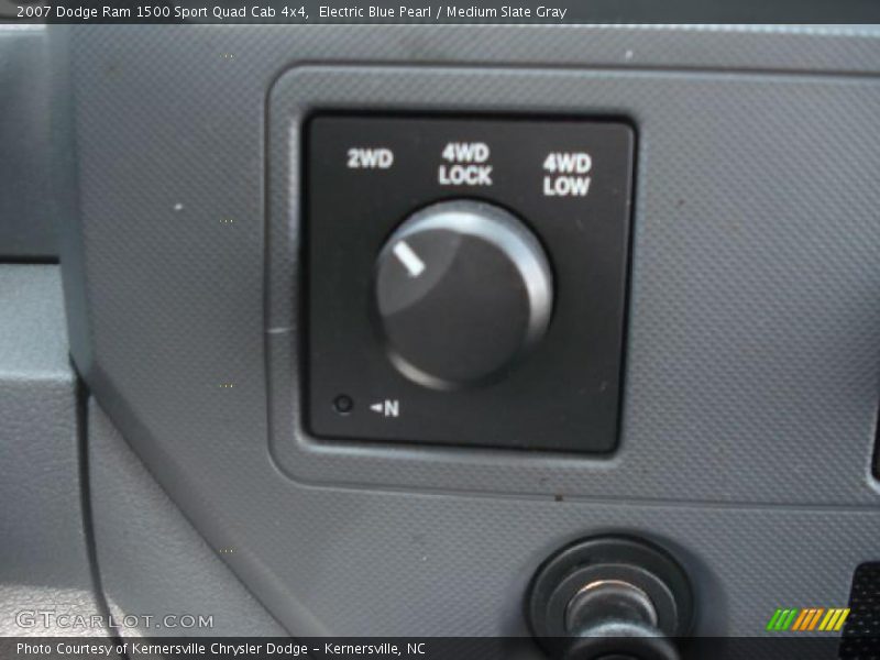 Electric Blue Pearl / Medium Slate Gray 2007 Dodge Ram 1500 Sport Quad Cab 4x4
