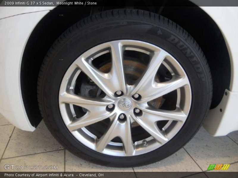  2009 G 37 x S Sedan Wheel