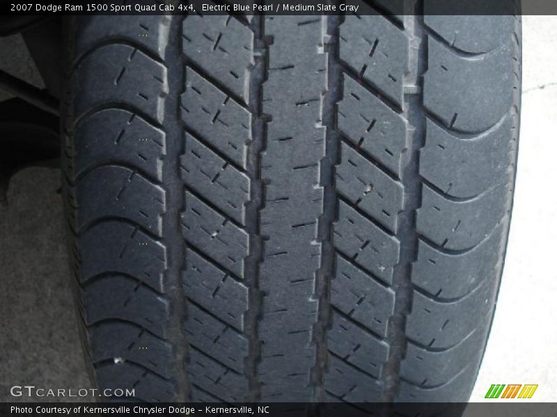 Electric Blue Pearl / Medium Slate Gray 2007 Dodge Ram 1500 Sport Quad Cab 4x4