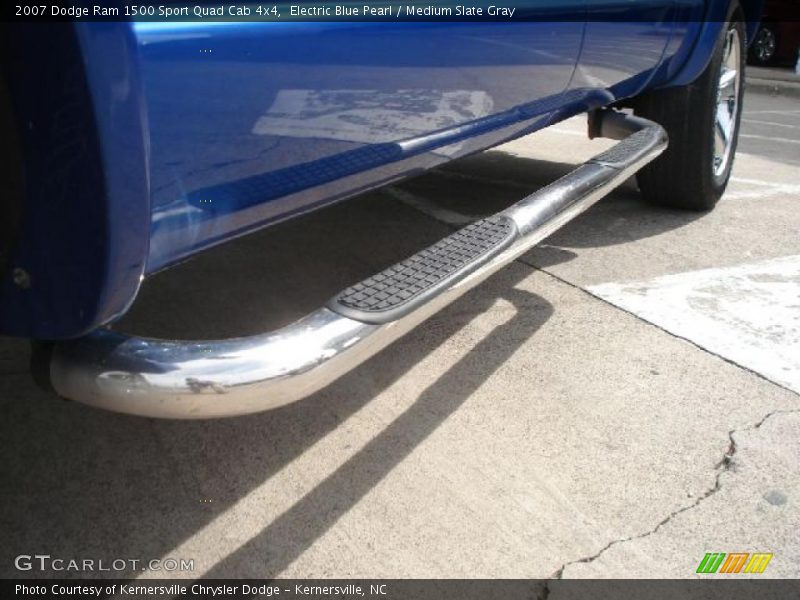 Electric Blue Pearl / Medium Slate Gray 2007 Dodge Ram 1500 Sport Quad Cab 4x4
